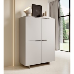 Chest of drawers ALMA 145 cm, sandy beige
