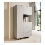 Display cabinet ALMA 100 cm, sandy beige