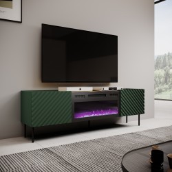 TV unit ONDA 180,5 cm, labrador green with artisan oak TV unit ONDA 180,5 cm, labrador green with artisan oak