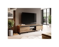 TV unit NORD 170 cm, wotan oak with anthracite