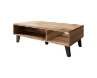 Coffee table NORD 110 cm, wotan oak with anthracite Coffee table NORD 110 cm, wotan oak with anthracite
