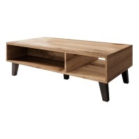 Coffee table NORD 110 cm, wotan oak with anthracite