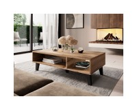 Coffee table NORD 110 cm, wotan oak with anthracite Coffee table NORD 110 cm, wotan oak with anthracite