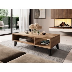 Coffee table NORD 110 cm, wotan oak with anthracite Coffee table NORD 110 cm, wotan oak with anthracite