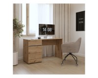 Desk CROSS Helvetia 130 cm, wotan oak with black Desk CROSS Helvetia 130 cm, wotan oak with black