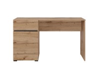 Desk CROSS Helvetia 130 cm, wotan oak with black Desk CROSS Helvetia 130 cm, wotan oak with black