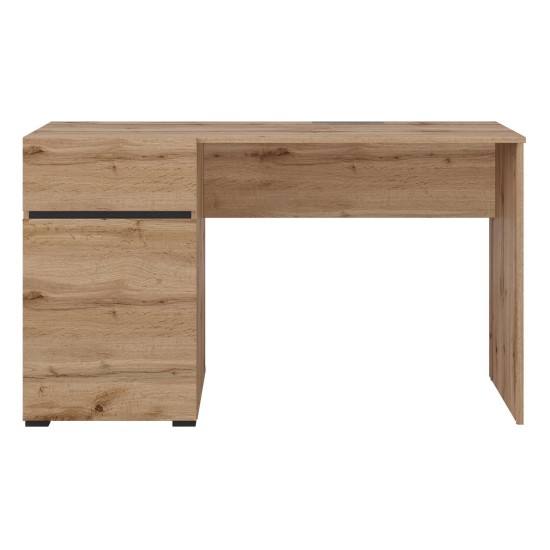 Desk CROSS Helvetia 130 cm, wotan oak with black Desk CROSS Helvetia 130 cm, wotan oak with black