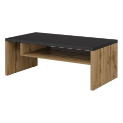 Coffee table CROSS Helvetia 120 cm, wotan oak with black Coffee table CROSS Helvetia 120 cm, wotan oak with black