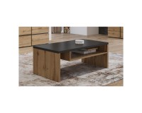 Coffee table CROSS Helvetia 120 cm, wotan oak with black Coffee table CROSS Helvetia 120 cm, wotan oak with black