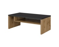 Coffee table CROSS Helvetia 120 cm, wotan oak with black Coffee table CROSS Helvetia 120 cm, wotan oak with black
