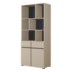 Shelving unit CROSS Helvetia 85 cm, Congo with black
