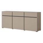 Chest of drawers CROSS Helvetia 180 cm, Congo with black