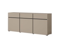 Chest of drawers CROSS Helvetia 180 cm, Congo with black