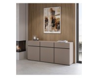 Chest of drawers CROSS Helvetia 180 cm, Congo with black