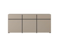 Chest of drawers CROSS Helvetia 180 cm, Congo with black