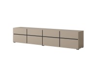 Тумба ТВ CROSS Helvetia 225 см, конго с чёрным