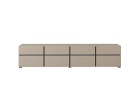 Тумба ТВ CROSS Helvetia 225 см, конго с чёрным
