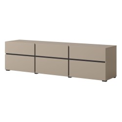 TV unit CROSS Helvetia 180 cm, Congo with black TV unit CROSS Helvetia 180 cm, Congo with black
