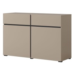 Chest of drawers CROSS Helvetia 119 cm, Congo with black Chest of drawers CROSS Helvetia 119 cm, Congo with black