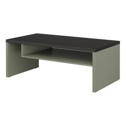 Coffee table CROSS Helvetia 120 cm, green with black