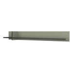 Wall shelf CROSS Helvetia 180 cm, green with black