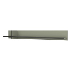 Wall shelf CROSS Helvetia 180 cm, green with black Wall shelf CROSS Helvetia 180 cm, green with black