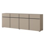 Chest of drawers CROSS Helvetia 225 cm, Congo with black