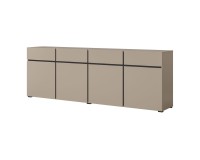 Chest of drawers CROSS Helvetia 225 cm, Congo with black