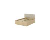 Кровать TERRA 160×200 см, дуб линдберг, с ящиком для белья и подъёмным механизмом