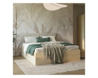 Bed TERRA 180x200 cm, Lindberg oak