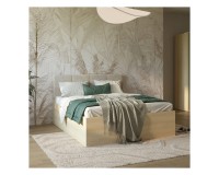 Bed TERRA 160x200 cm, Lindberg oak