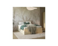 Кровать TERRA 160×200 см, дуб линдберг Кровать TERRA 160×200 см, дуб линдберг