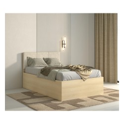 Bed TERRA 120x200 cm, Lindberg oak