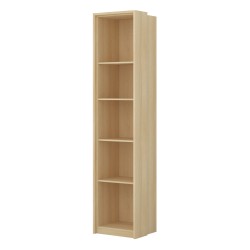 Shelving unit TERRA 45 cm, Lindberg oak, shallow