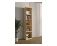 Shelving unit TERRA 45 cm, Lindberg oak, shallow