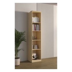 Shelving unit TERRA 45 cm, Lindberg oak, shallow