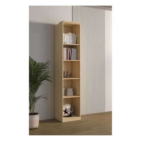 Shelving unit TERRA 45 cm, Lindberg oak, shallow