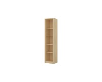 Shelving unit TERRA 45 cm, Lindberg oak, shallow