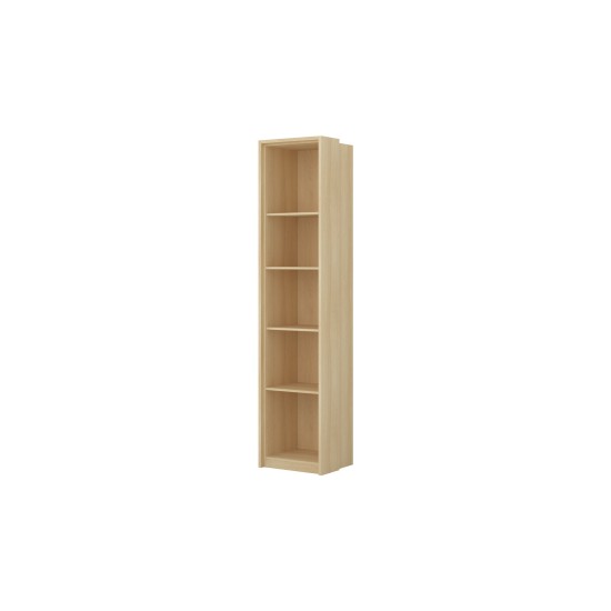 Shelving unit TERRA 45 cm, Lindberg oak, shallow