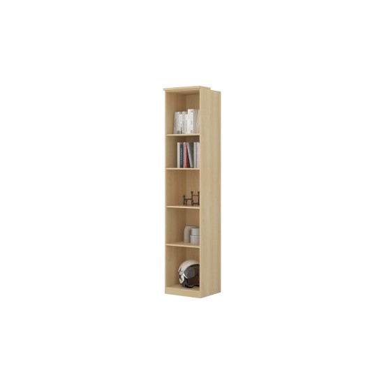Shelving unit TERRA 45 cm, Lindberg oak, shallow