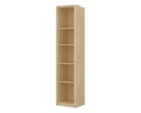 Shelving unit TERRA 45 cm, Lindberg oak, shallow