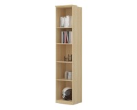 Shelving unit TERRA 45 cm, Lindberg oak, shallow