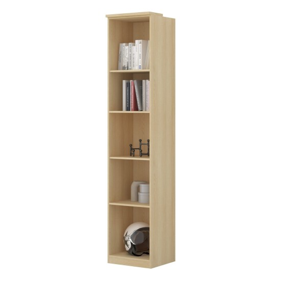 Shelving unit TERRA 45 cm, Lindberg oak, shallow