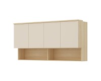Wall cabinet TERRA 168 cm, Lindberg oak with sandy beige