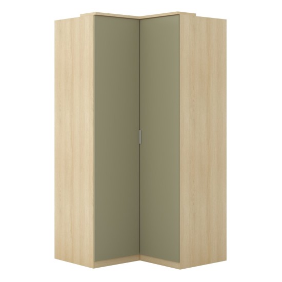Corner wardrobe TERRA 109 cm, Lindberg oak with eucalyptus Corner wardrobe TERRA 109 cm, Lindberg oak with eucalyptus