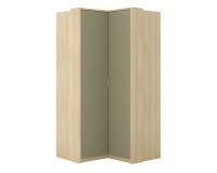 Corner wardrobe TERRA 109 cm, Lindberg oak with eucalyptus Corner wardrobe TERRA 109 cm, Lindberg oak with eucalyptus