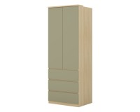 Wardrobe TERRA 80 cm, Lindberg oak with eucalyptus Wardrobe TERRA 80 cm, Lindberg oak with eucalyptus