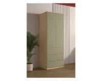 Wardrobe TERRA 80 cm, Lindberg oak with eucalyptus Wardrobe TERRA 80 cm, Lindberg oak with eucalyptus