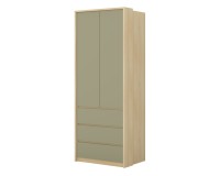 Wardrobe TERRA 80 cm, Lindberg oak with eucalyptus Wardrobe TERRA 80 cm, Lindberg oak with eucalyptus