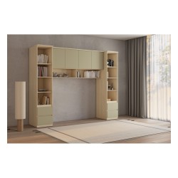 Wall cabinet TERRA 186 cm, Lindberg oak with eucalyptus Wall cabinet TERRA 186 cm, Lindberg oak with eucalyptus